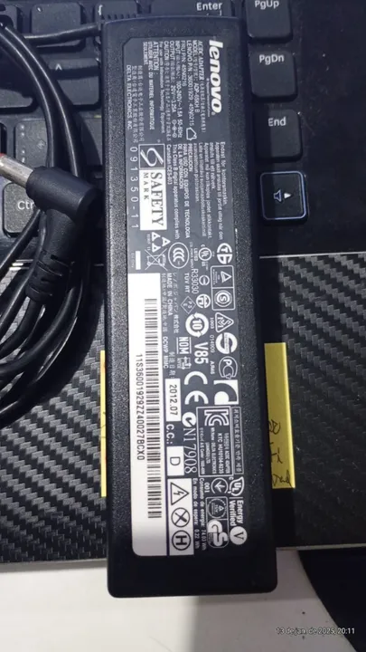 Fonte Carregador para Notebook Lenovo Original (19V 3.42A) 65w - Bivolt (Também p/Toshiba)