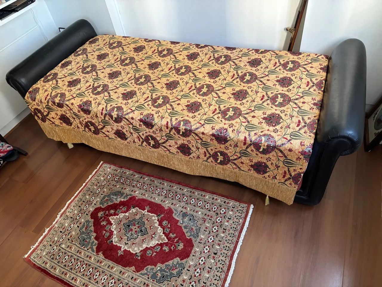 Sofá e/ou cama couro legítimo  - Foto 4