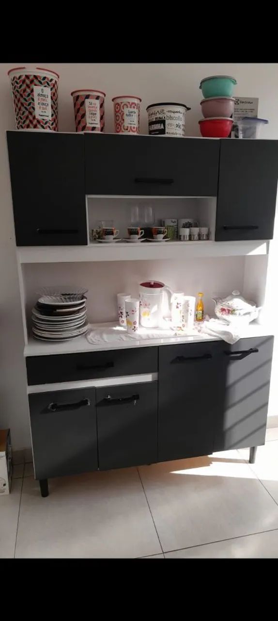 Armário de Cozinha Completo com 3 Portas e 3 Gavetas - Foto 2