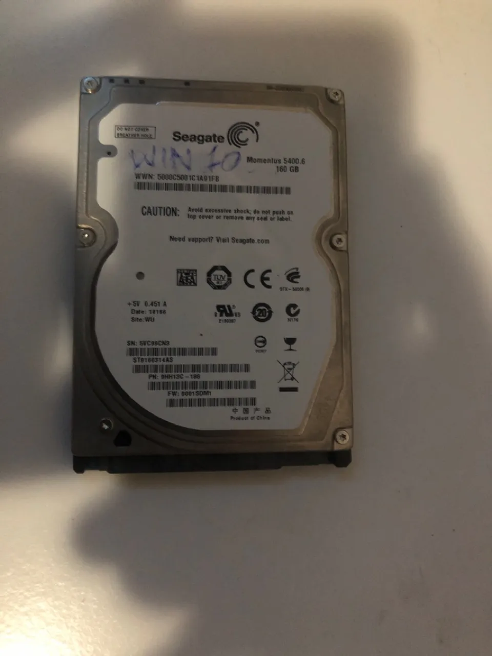 HD Seagate Momentus S400.6 160GB