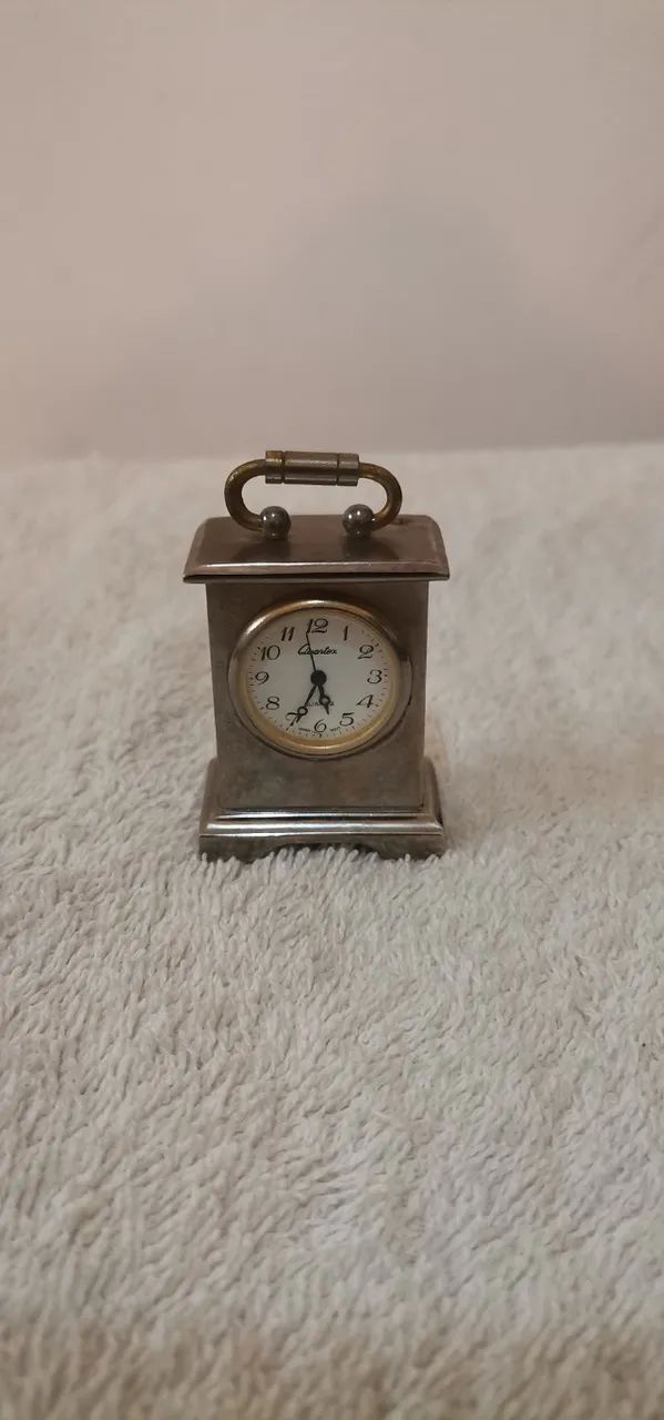 Mini Relógio Antigo de Mesa