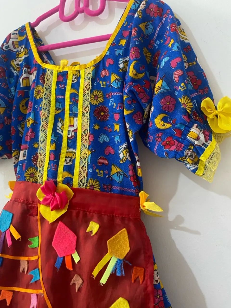 Vestido Festa Junina Infantil - 6 anos  - Foto 2
