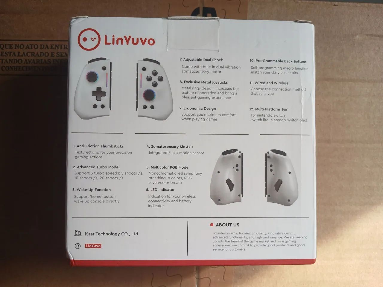 CONTROLE NINTENDO SWITCH BRANCO LACRADO  - Foto 2
