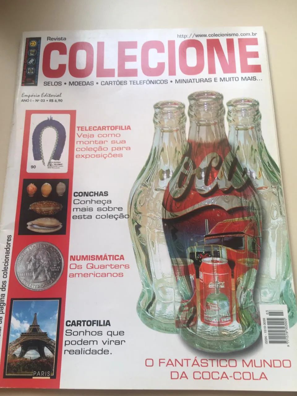 Revista Colecione o Fantástico mundo Coca Cola 