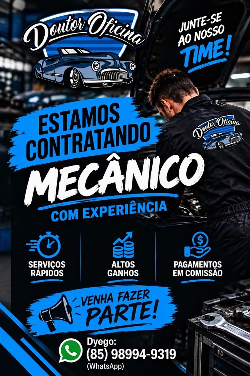 VAGA PARA MECÂNICO COM EXPERIÊNCIA - Foto 4