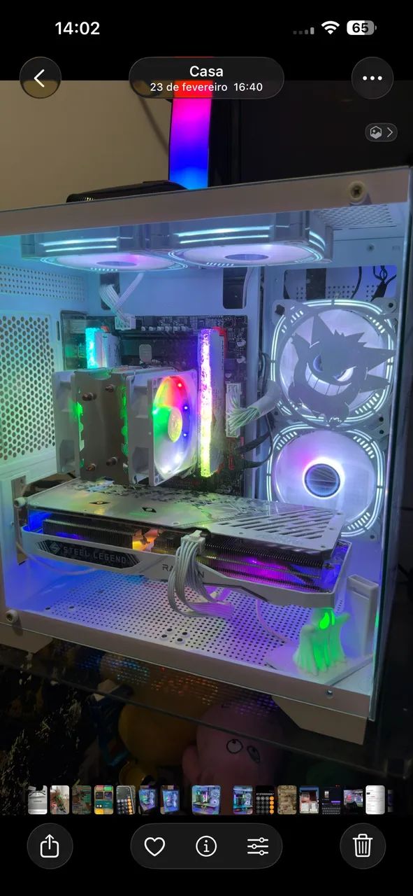 PC GAMER WHITE RX 7600 STEEL LEGEND 8GB - Foto 4