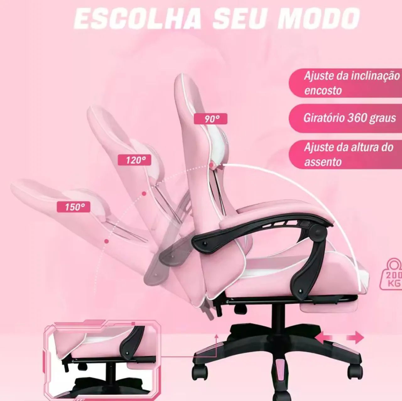 Cadeira de jogos - Foto 4