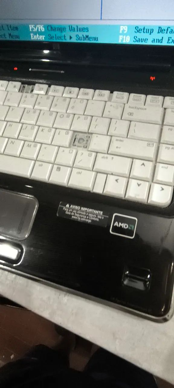 Notebook Hp pavilion AMD dual core sem sistema e carregador no precinho - Foto 2
