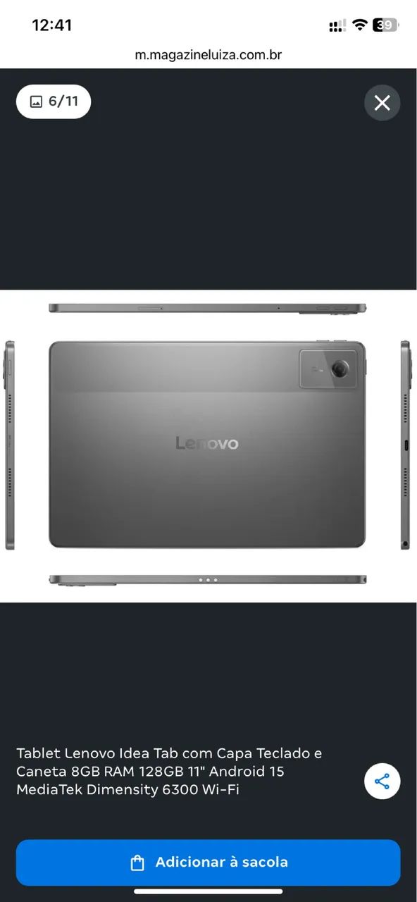 Tablet Lenovo Idea Tab com Caneta e Capa - Foto 3