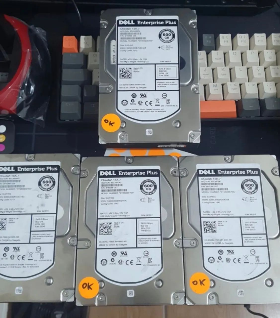 Hd Sas Dell enterprise ( 4 unidades )