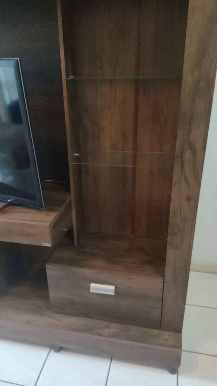 Rack TV estante com gavetas a melhor - Foto 3