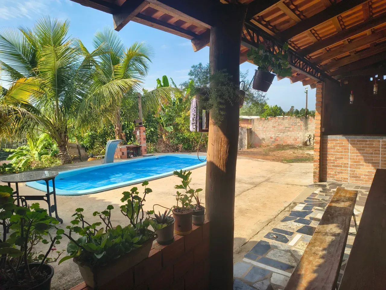 CHÁCARA COM 1000 M², CASA COM 2 QUARTOS, PISCINA - Foto 3