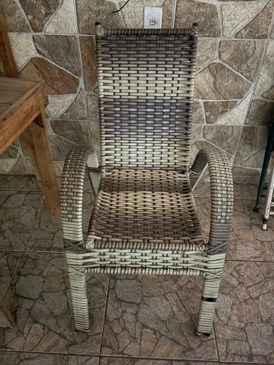Namoradeira de varanda de fibra   - Foto 3