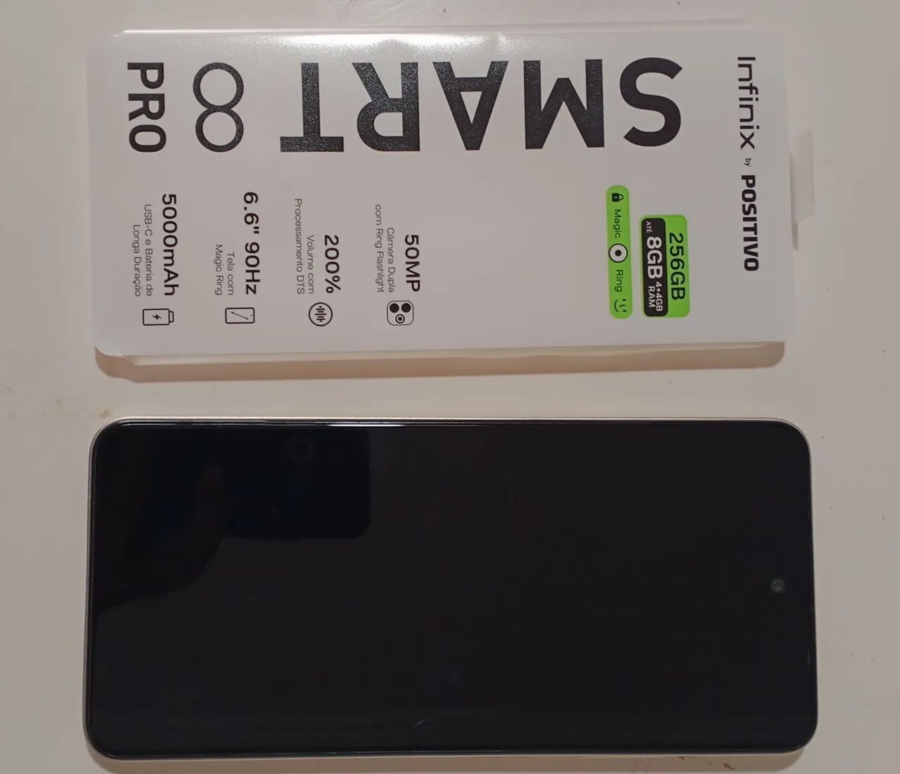 Smart 8 Pro infinix Dourado  - Foto 4