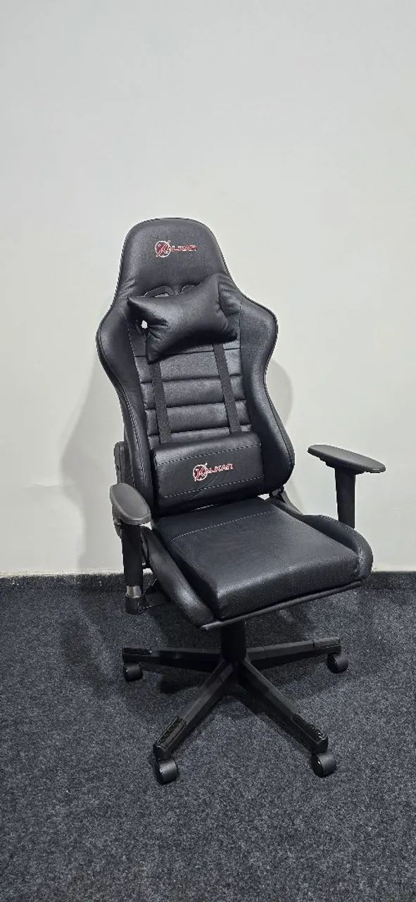 Cadeira Gamer Kalkan Aesir 2D Preta  - Foto 2