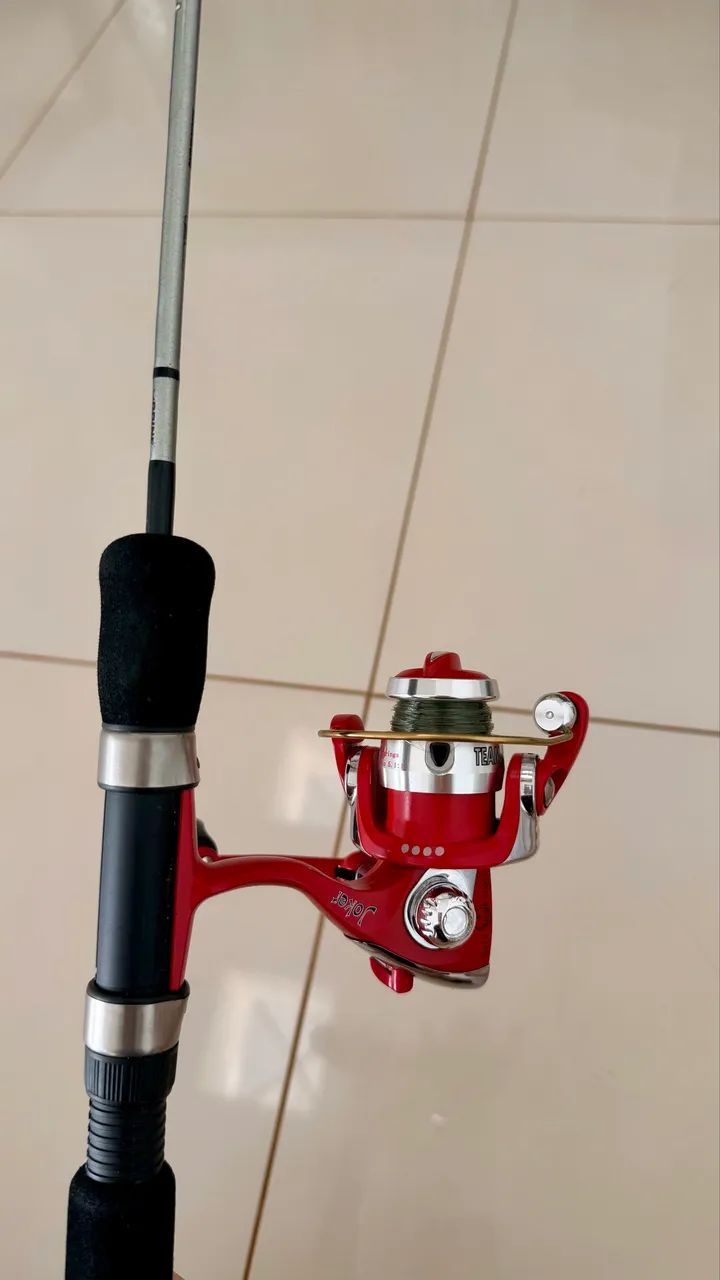 Vara de pesca evolution 6 - 10lb + molinete  - Foto 3