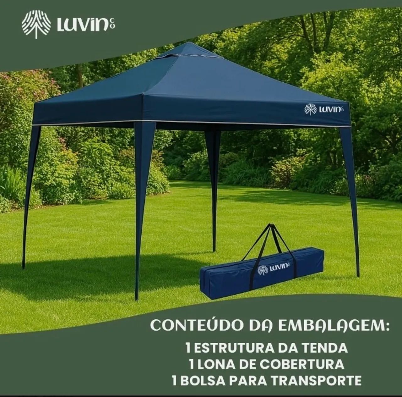 Tenda gazebo 3x3  - Foto 3