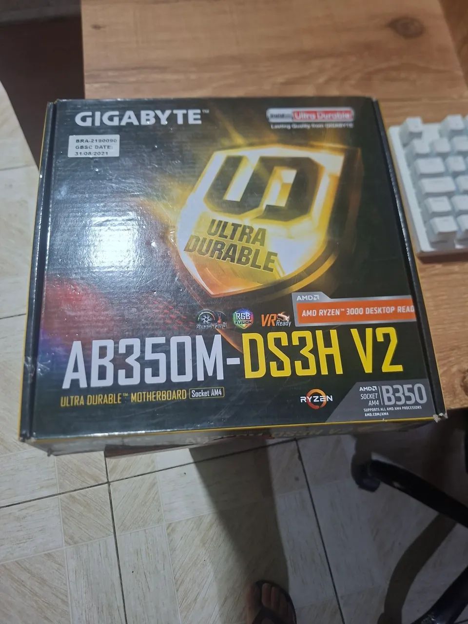 Placa mãe Gigabyte Ab350m 