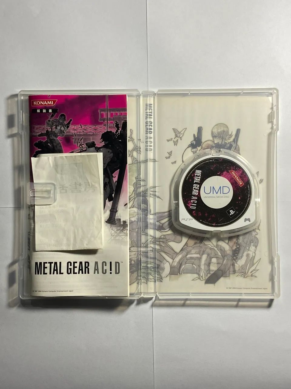 Psp Metal Gear Acid Original Japonês Completo Konami - Jogos de