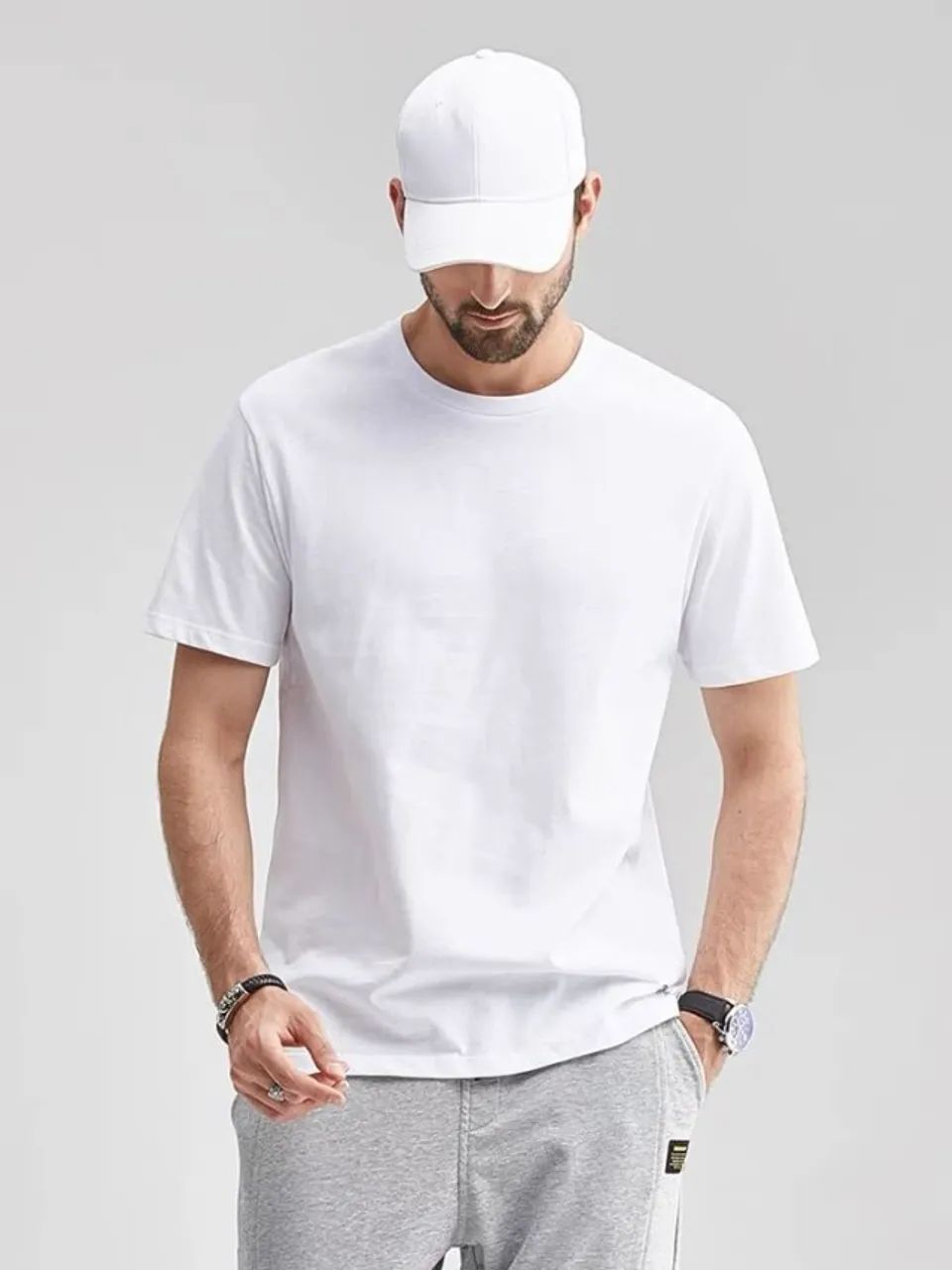 camiseta branca poliester - Foto 5