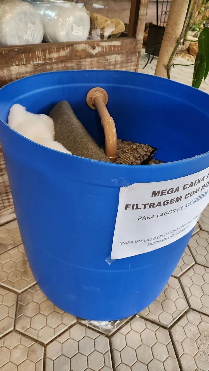 Mega caixa de filtragem para lago 
