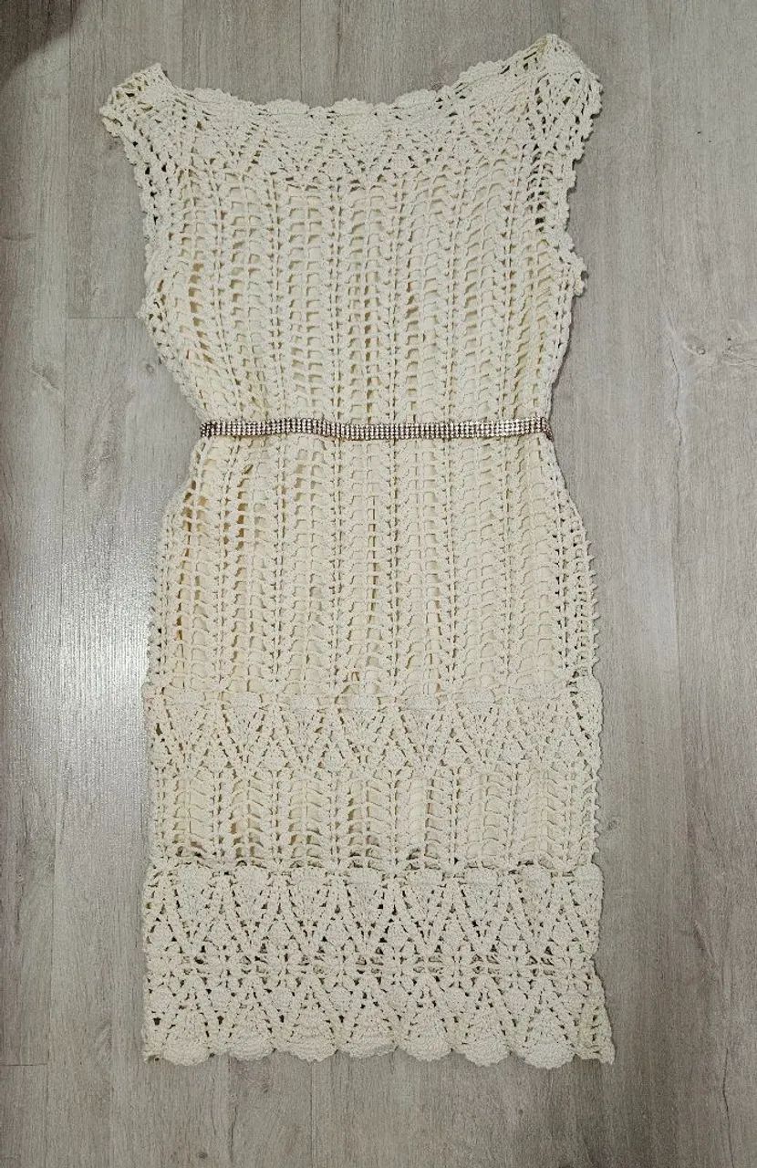 Vestido de crochê