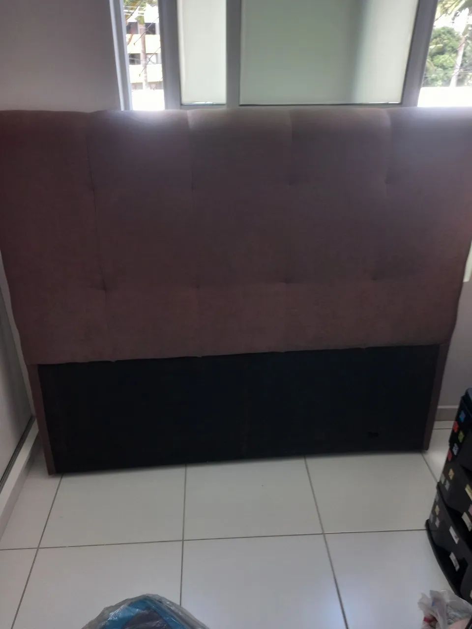 Cabeceira de cama casal  1 metro e 40 cm   - Foto 2