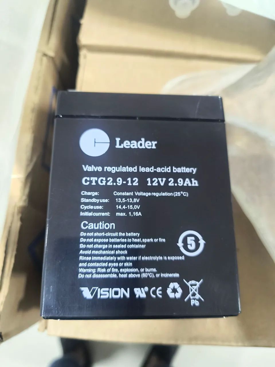 Bateria CTG2.9-12 12V. 2.9AH - Foto 3