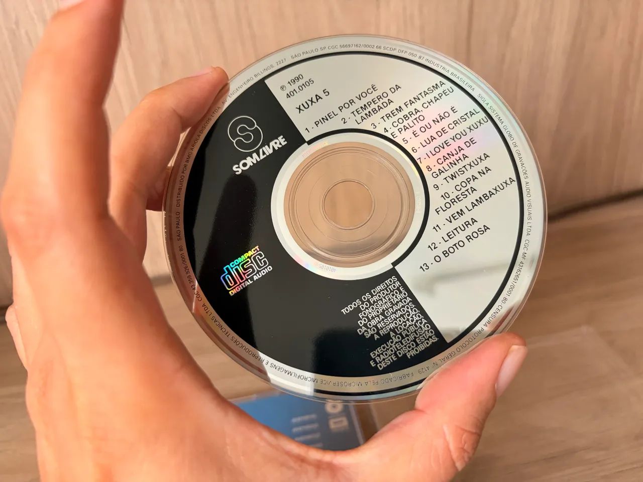 CD Xuxa 5 - Edição de 1990 - Raro - Foto 3
