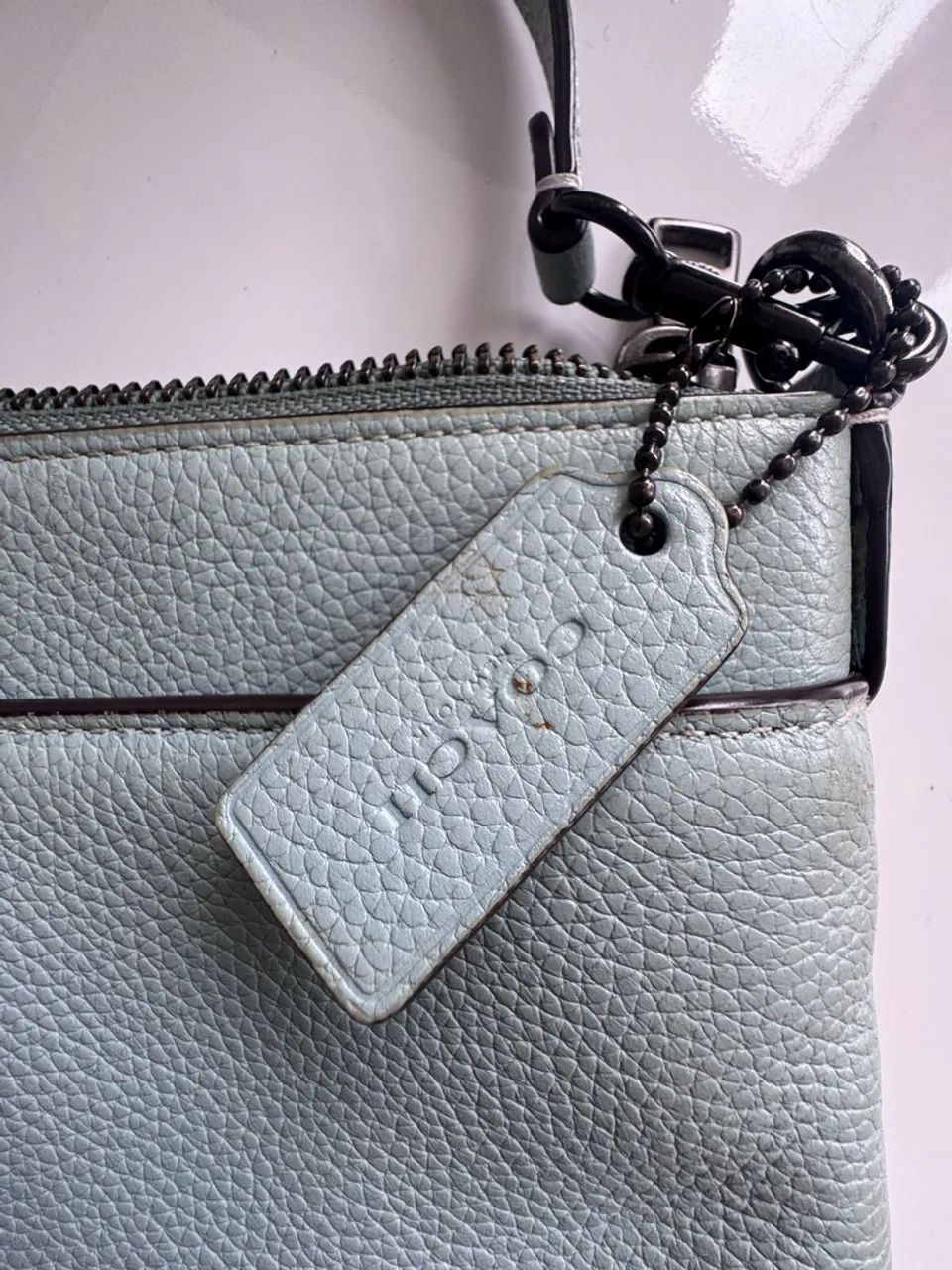 Bolsa azul COACH  - Foto 5