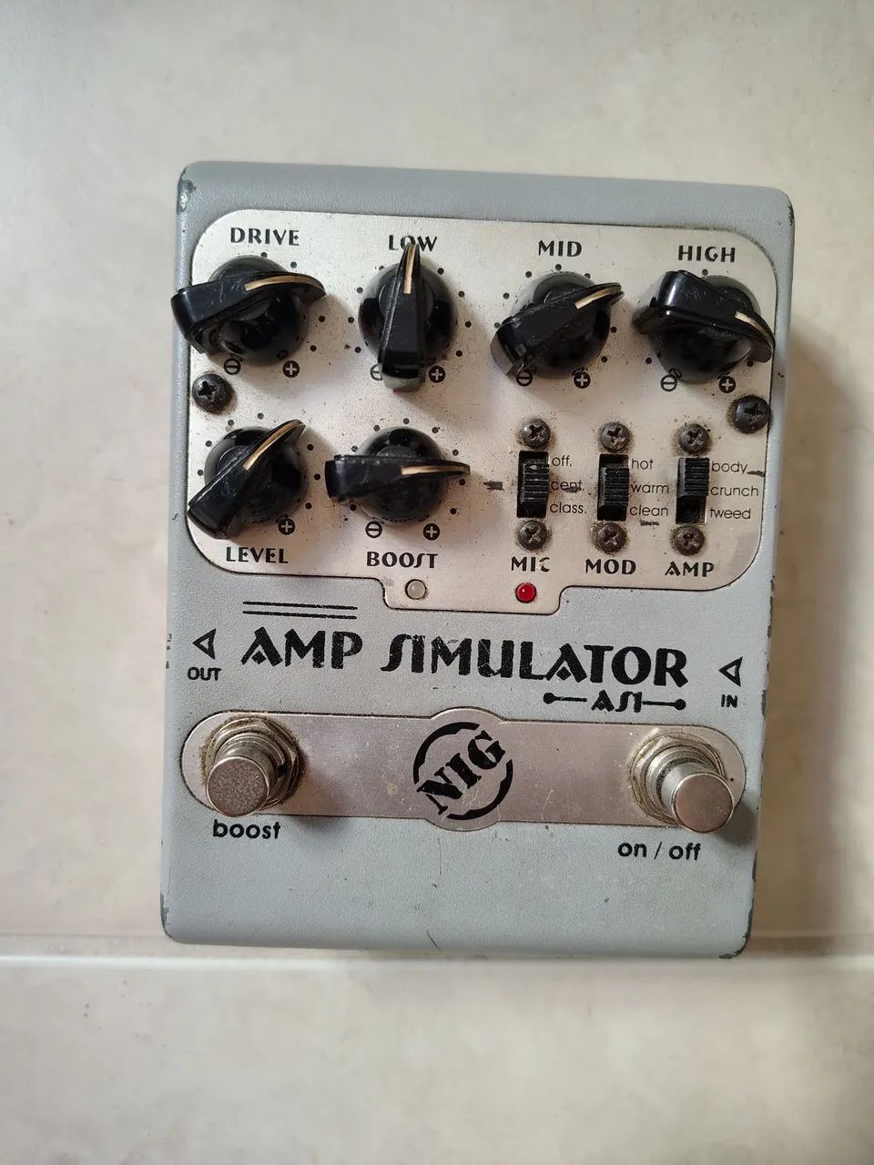 Pedal distorção NIG