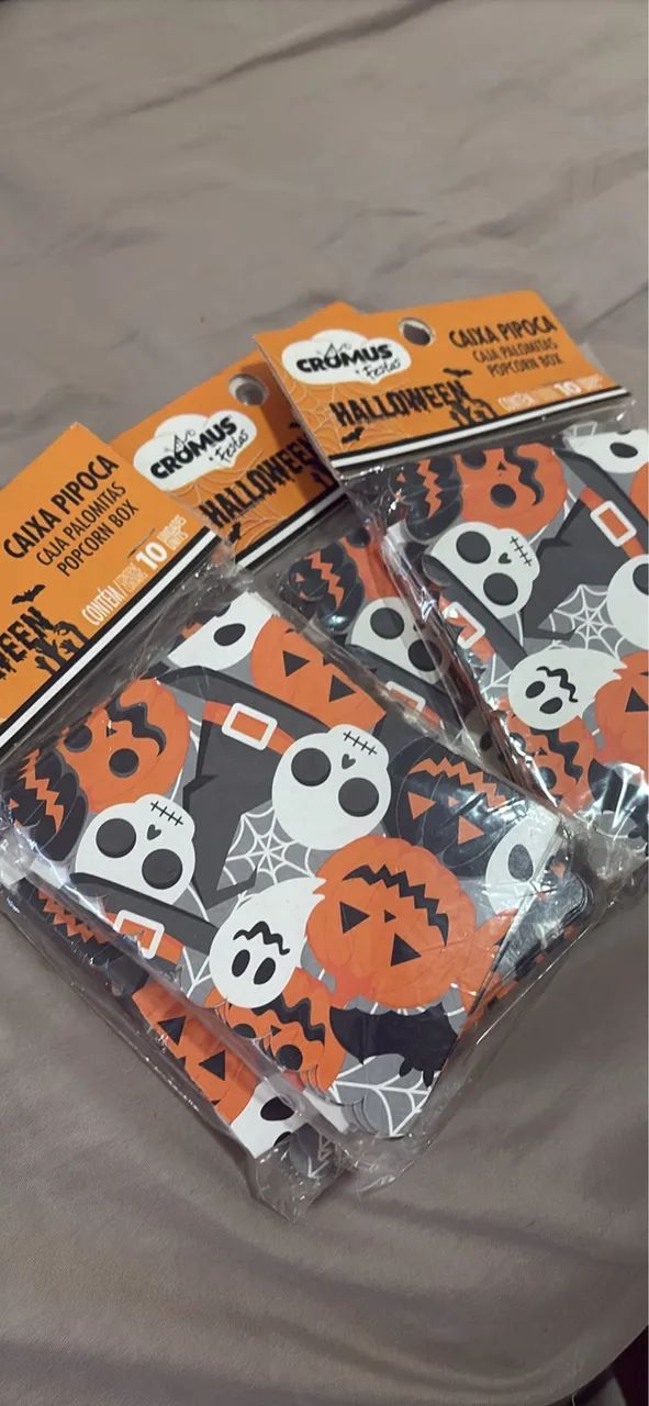 Caixa pipoca Halloween Cromus