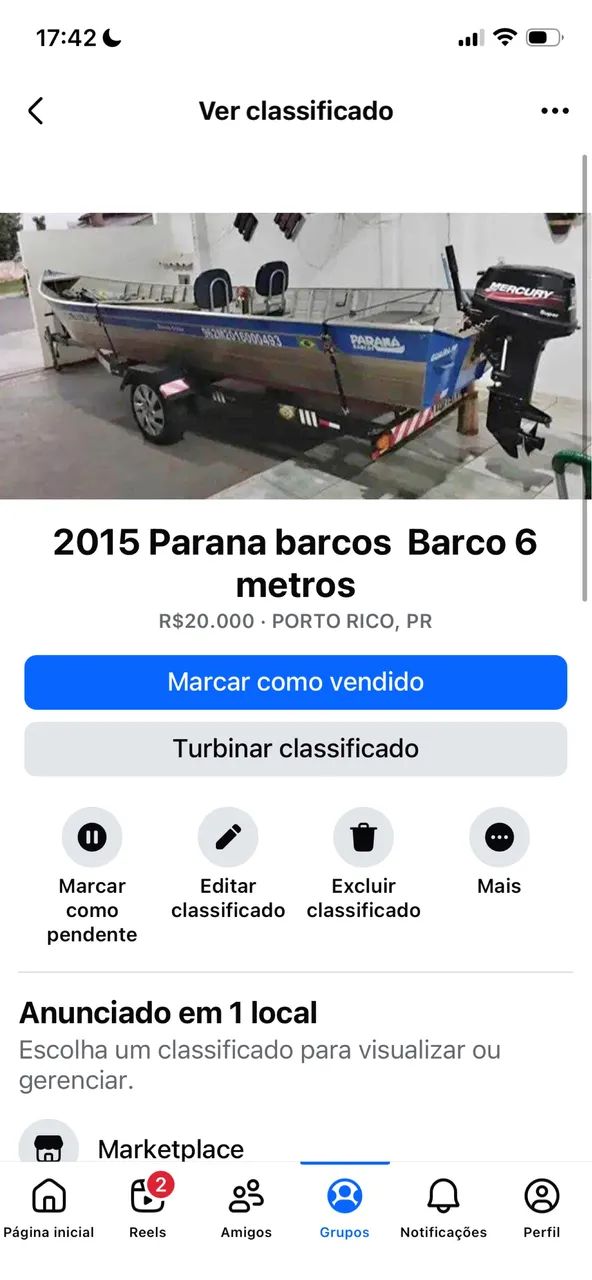 Barco 6 metro  - Foto 2