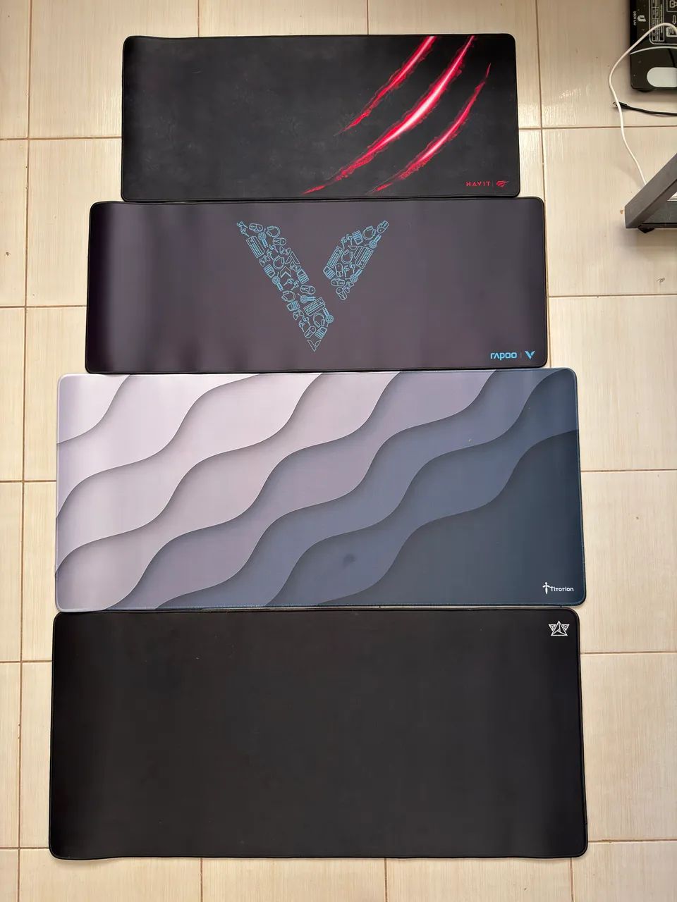 Mousepad grande 70,00 a 120,00 novos 