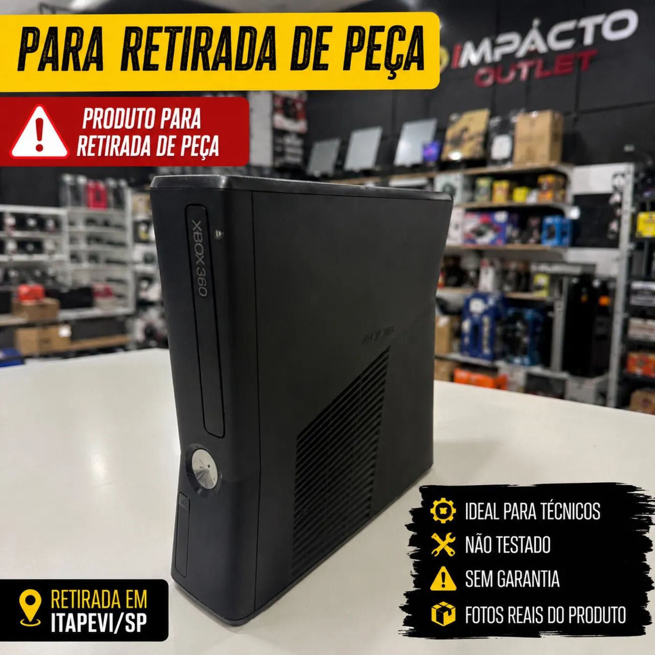 Xbox 360 para Retirada de Peças