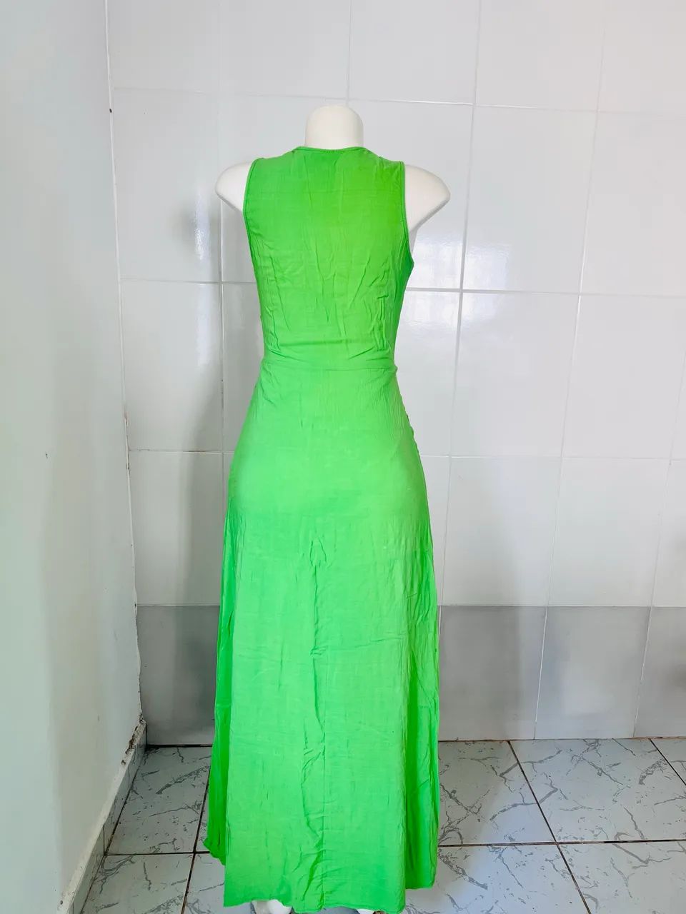Vestido longo verde Elegante  - Foto 3