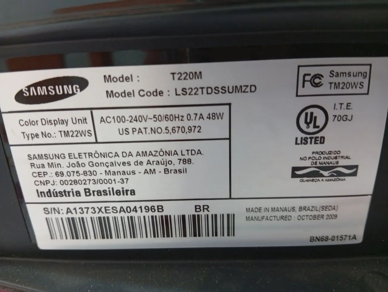 Monitor TV Samsung 22 pol - Foto 2