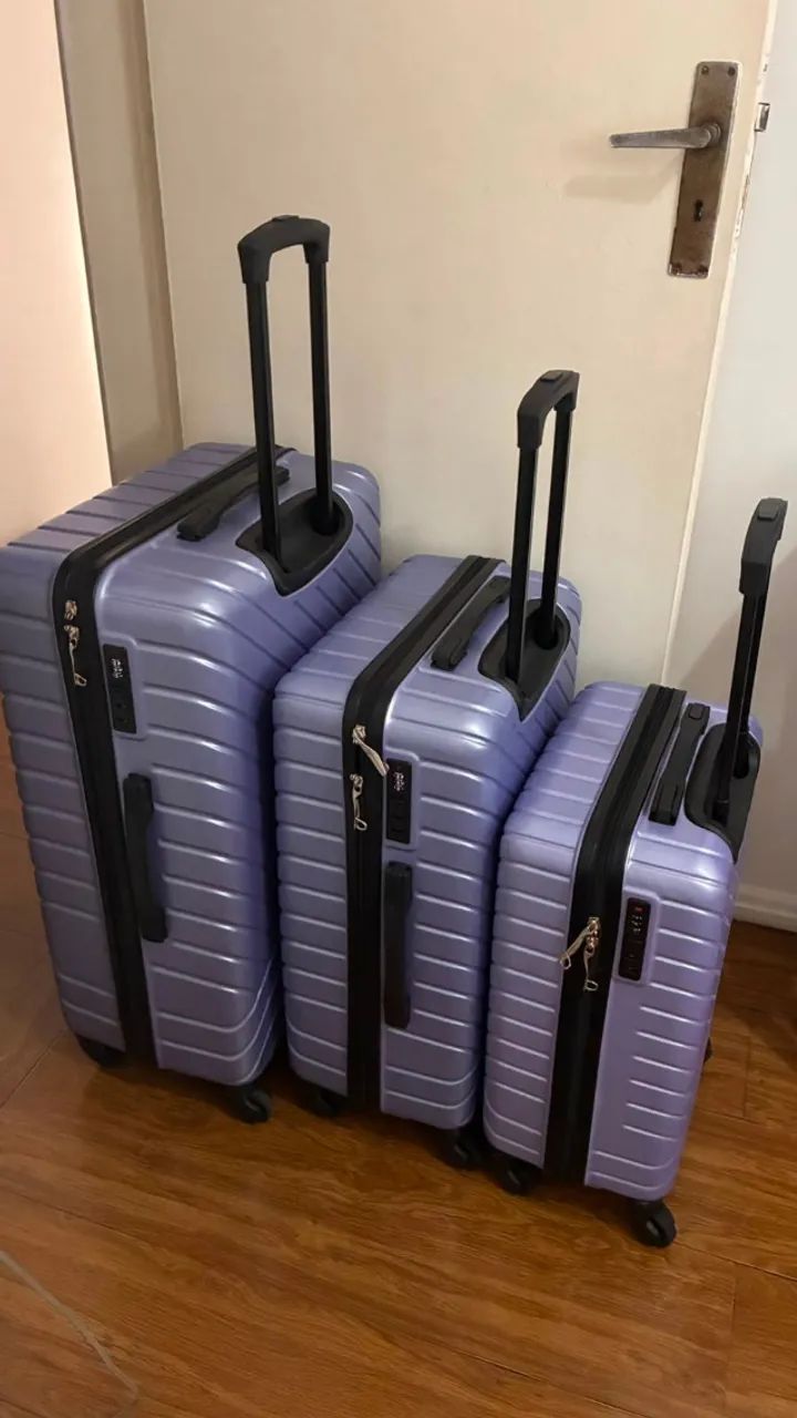KIT COMPLETO - 3 Malas Bagaggio Detroit (P, M e G)