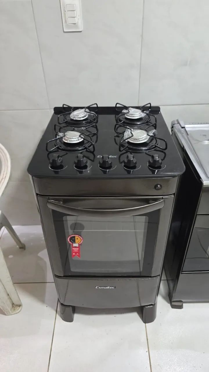 Fogão mesa de vidro