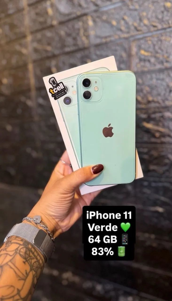 iPhone 11 vai capinhas e carregador