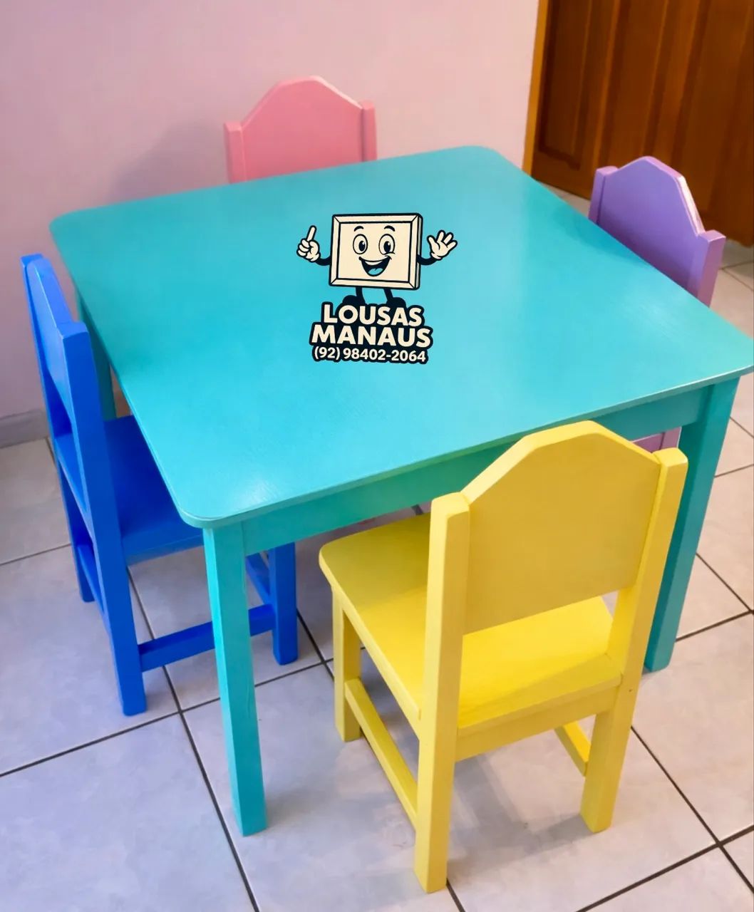 Mesa e cadeira infantil  - Foto 2