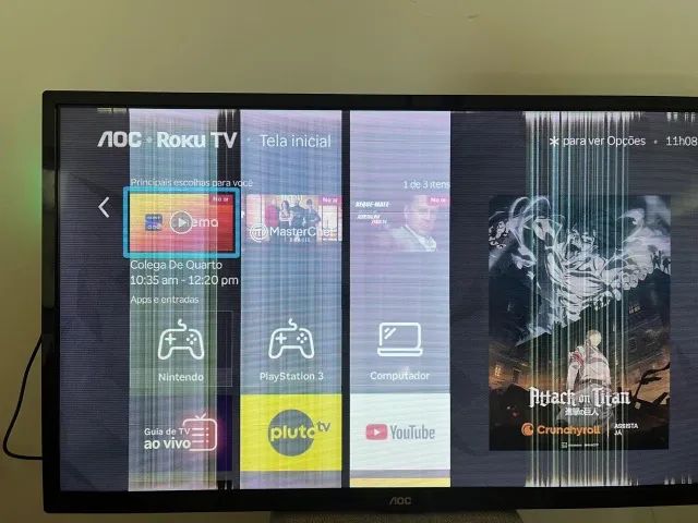 TV 32 polegadas para retirada de peças. leia a descrição!