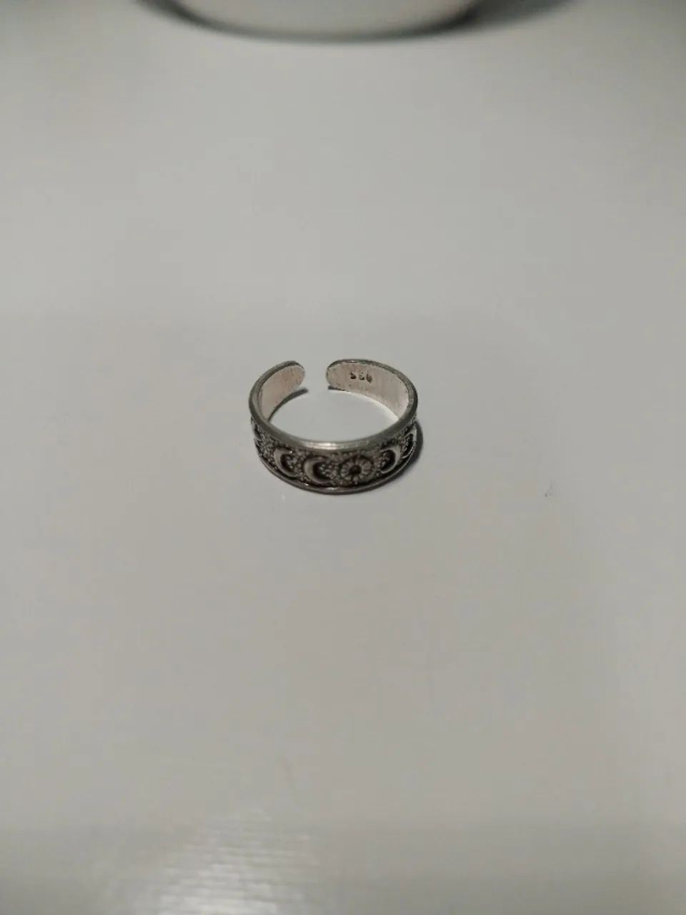 Anel de Prata 925 para Dedo do Pé/Falange - Lua e Estrela, Estilo Boho