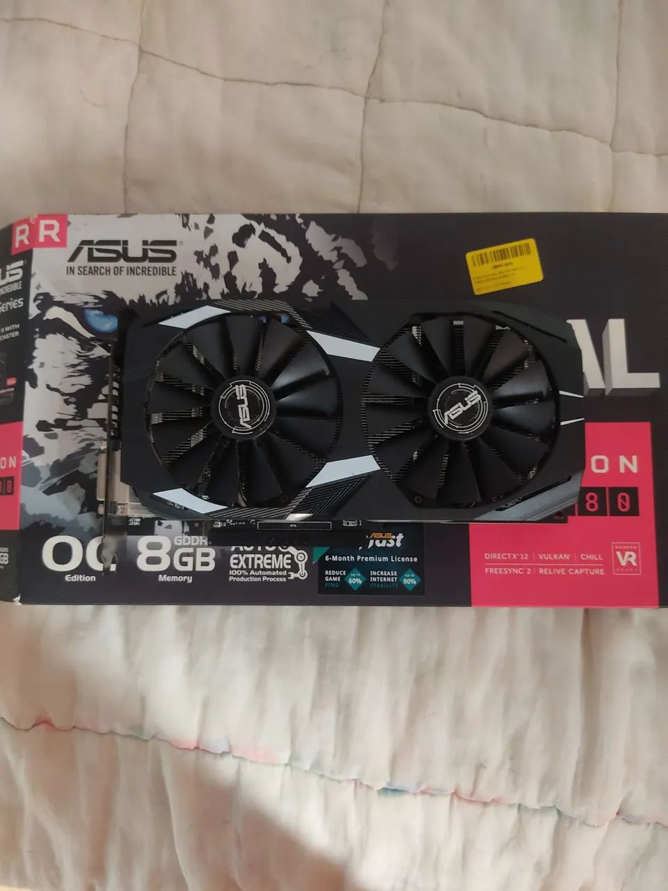 Rx 580 Asus 8 gigas 