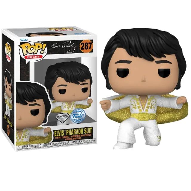 Funko Pop Elvis Pharaoh Suit 287 Diamond Collection Special Edition