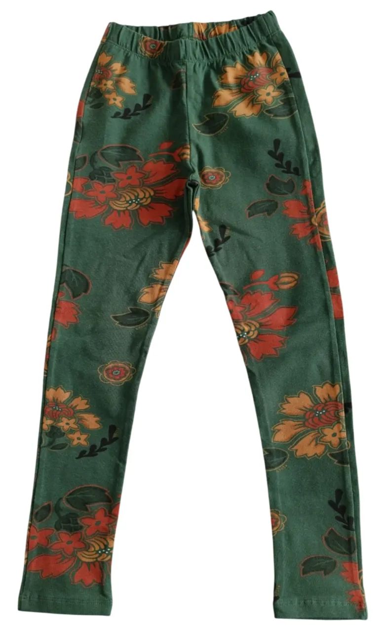 Calça legging infantil verde - Foto 5