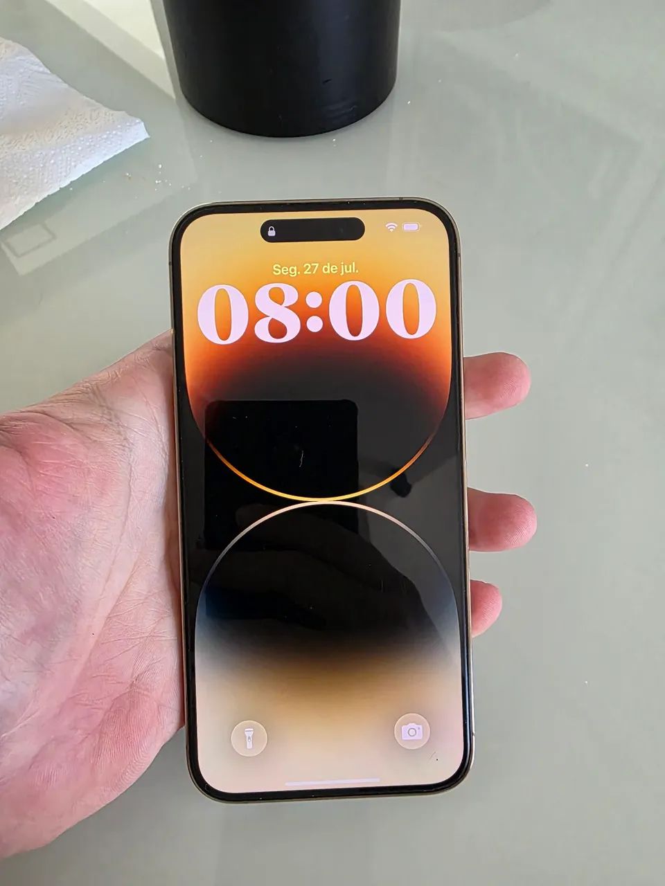 IPhone 14 pro Max, 128 gb, gold. Impecável