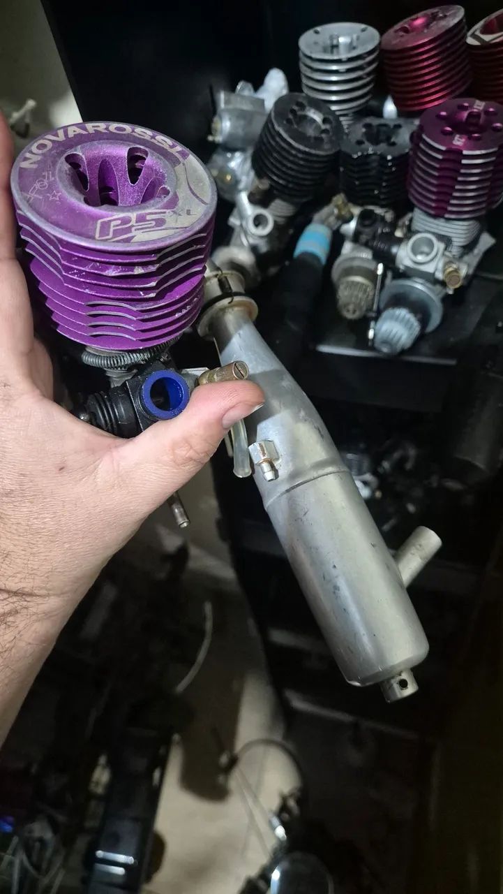 Rc Automodelo Motor Nova Rossi .21 Excelente compressão  - Foto 5