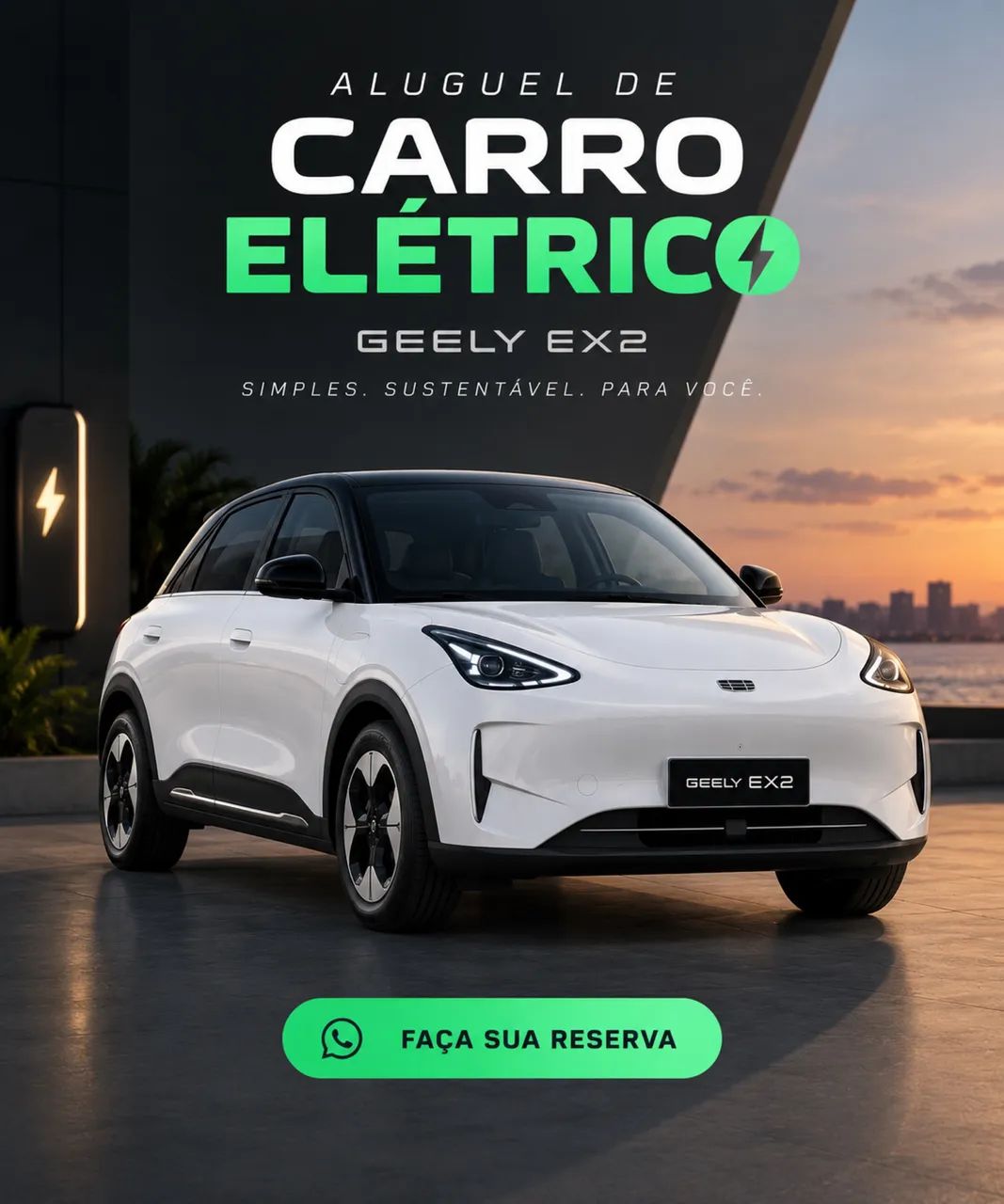 Aluguel carro elétrico 