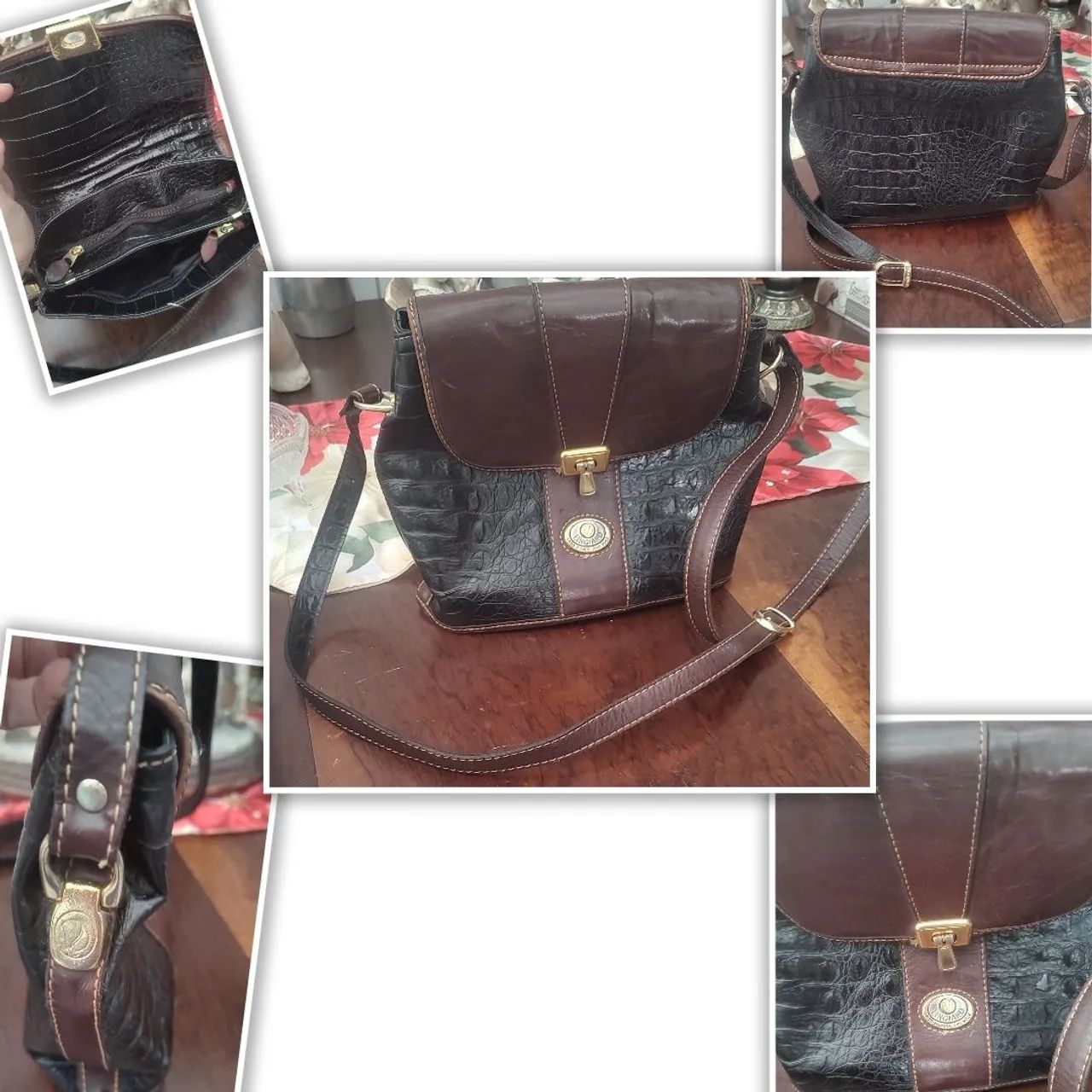 Bolsa couro anos 70 linguard 